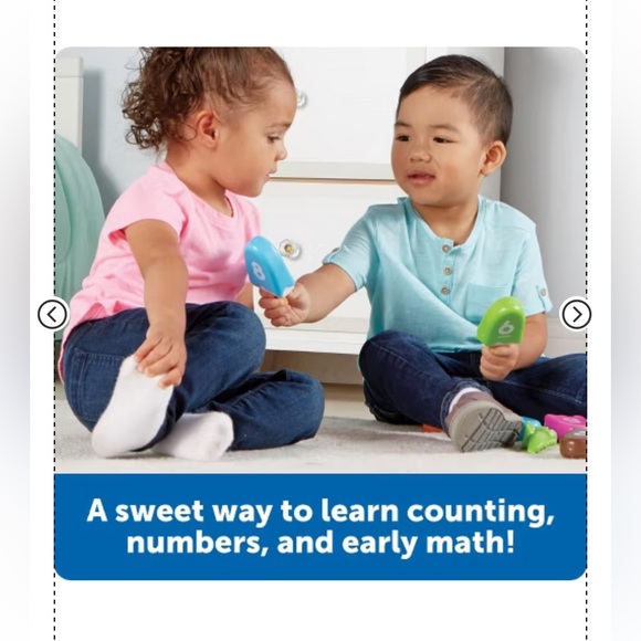 Learning Resources Smart Snacks Number Pops, Set of 10, Ages 2 + - Picture 2 of 7